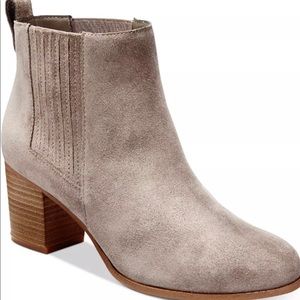 INC Women's Fainn Ankle Booties Boots Warm Taupe